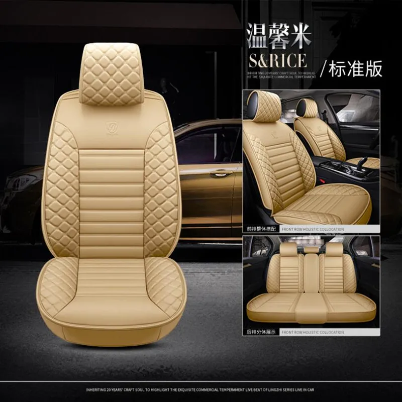 Высокое качество Специальный кожаный чехол для сидений автомобиля Dodge caliber Avenger JOURNEY Challenger чехлы для сидений автомобиля - Название цвета: Standard edition