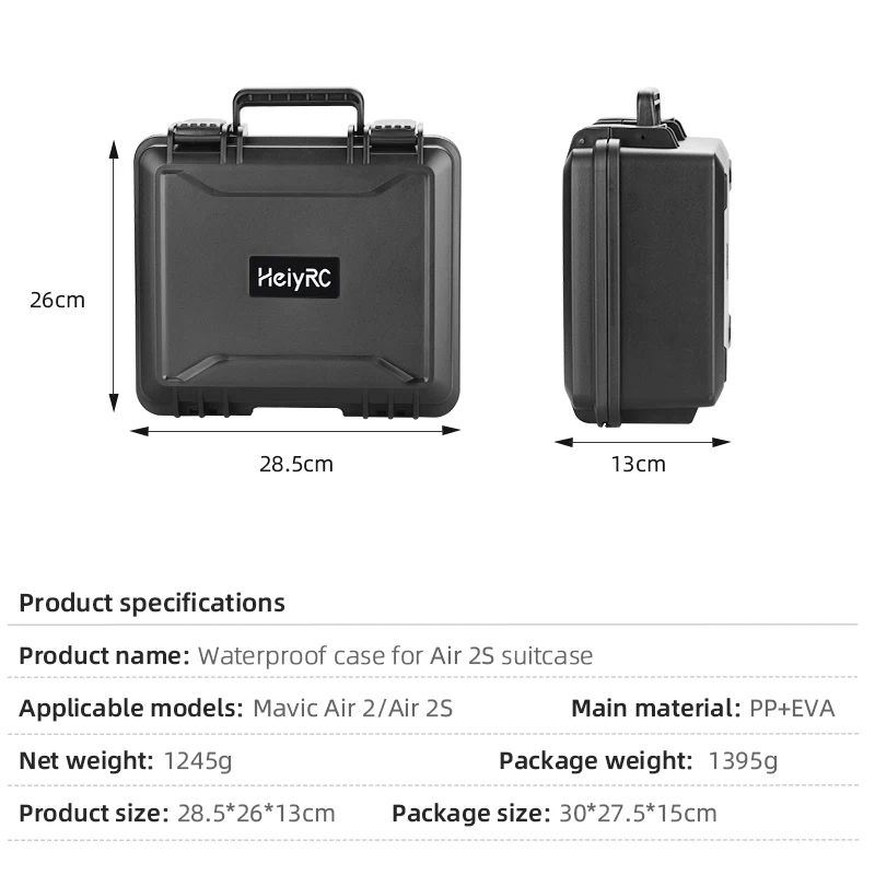 Protable Carrying Case Explosion-proof Box for DJI Mavic Air 2S Drone RC Wateproof Case Protective Carry Bag Accessories camera and lens backpack