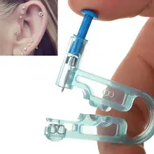 2019 New Healthy Safety Disposable Safe Sterile Nose Ear Piercing Kit Piercing Gun+Alcohol Swab Ear Piercing Gun Piercer Tool