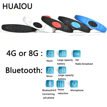 

4GB 8GB MP3 Headphone IPX8 Waterproof Swimming Sport Music Player Neckband Stereo Earphone Audio Headset with FM for Diving