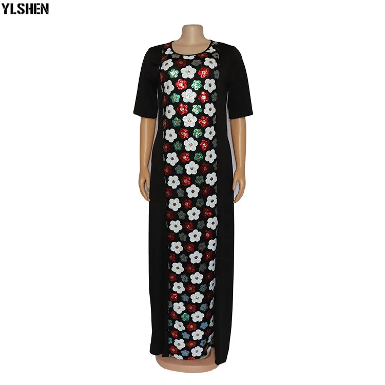 2019 African Dresses For Women Dashiki Summer Plus Size Dress Ladies Traditional African Clothing Fairy Dreams 04