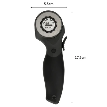 

Cloth Rotary Cutter DIY Arts Crafts Cutting Tool Patchwork Roller Wheel Round Knife Sewing Accessories Leather Paper Fabric