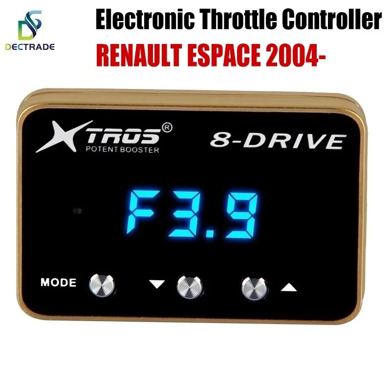 Dectrade Car Electronic Throttle Controller Racing Accelerator Potent Booster For Renault Espace 2004- Tuning Parts 8 Drive