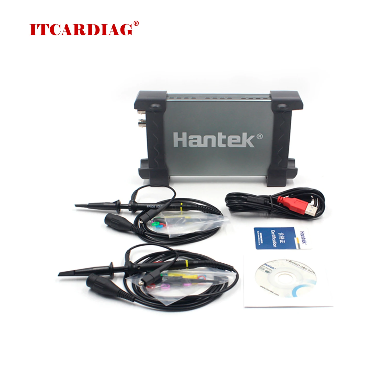 Hantek 6022BE ноутбук ПК USB цифровой осциллограф 2 канала 20 МГц портативный