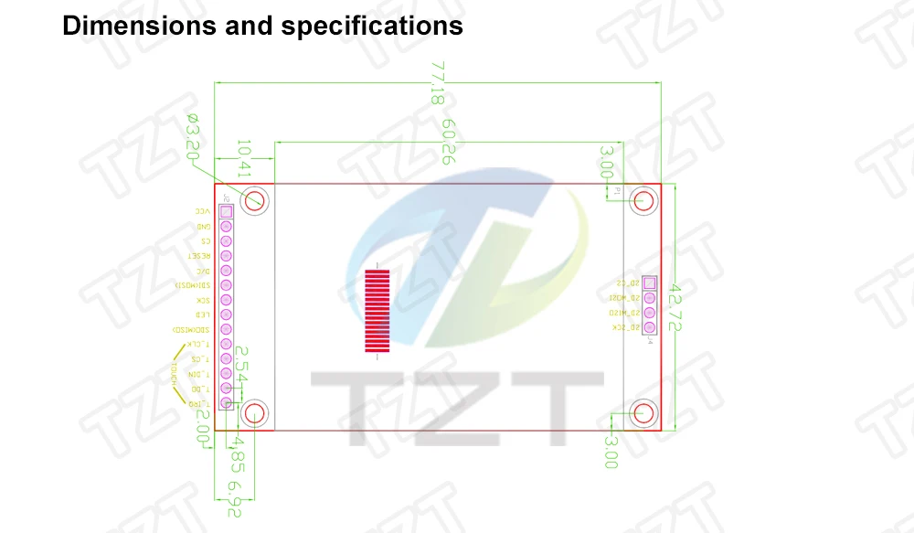 1.44/1.8/2.4/2.8 Inch TFT Color Screen LCD Display Module Drive ST7735 ILI9341 Interface SPI 128*128 240*320 for Arduino