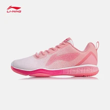 Li-ning/Новинка года; женская обувь для бадминтона; дышащая нескользящая обувь для профессиональной подготовки; Пара моделей; AYTP022 SJFM19
