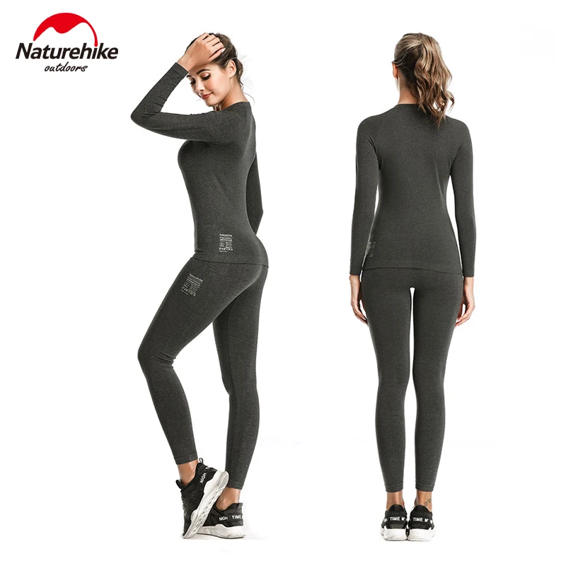 Теплое Нижнее белье Naturehike HeatMax для мужчин и женщин самонагревающееся зимнее