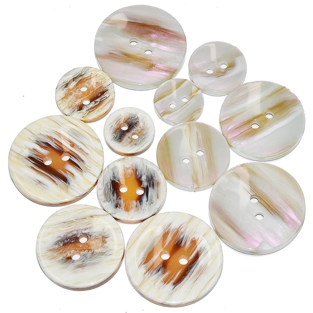 Mimicking Nacre Suit Resin Buttons