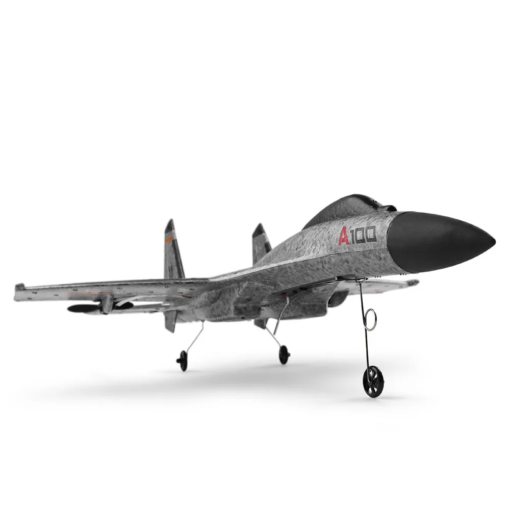 Радиоуправляемый самолет 3 канала EPP с фиксированным крылом WLtoys XK A100 SU27 пульт