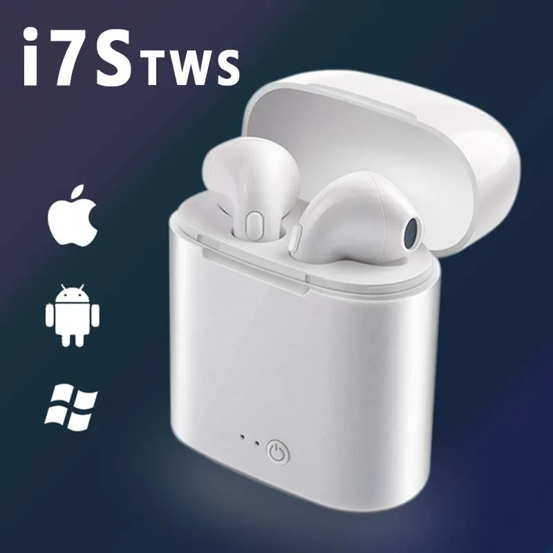 Tws наушники i7s с поддержкой Bluetooth и зарядным футляром|Наушники гарнитуры| |