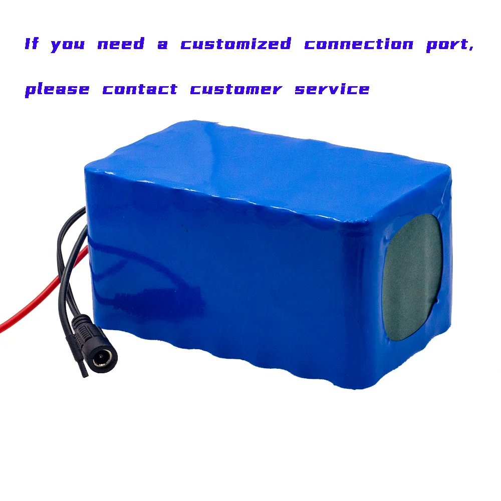 6S3P 24V 10AH Battery Pack 25.2V 10000MAH BMS Electric Bicycle Toy Car 18650 Lithium Ion Battery Pack + Charger Strong Power