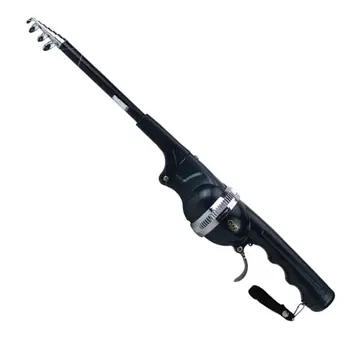 

Telescopic Mini Fishing Rod Fiberglass Folding Rod Fishing Spinning Rod