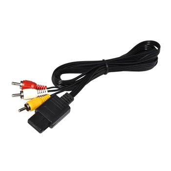

10 pcs 3RCA Audio TV Video Cord AV Cable for Nintendo for N64 for GameCube for N G C for SNES