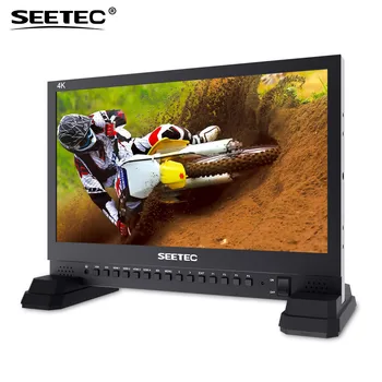 

Seetec 4K156-9HSD-384 15.6 Inch IPS UHD 3840x2160 4K Broadcast Monitor with 3G-SDI HDMIx4 Quad Split Display Director Monitor