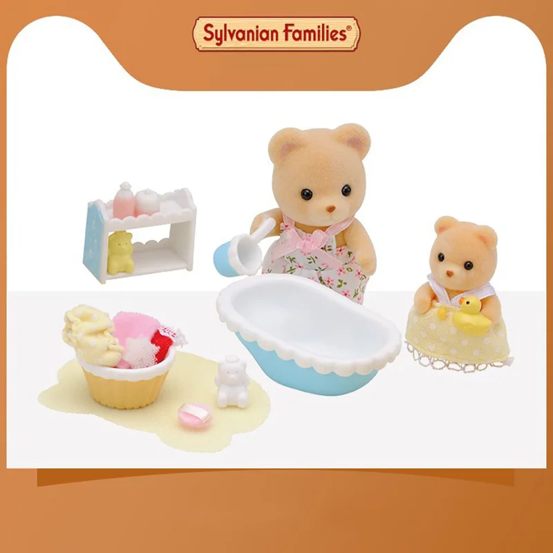 Sylvanian Families игрушка Sylvanian Families Медвежонок для ванной набор для девочек игровой дом кукла игрушка 5092