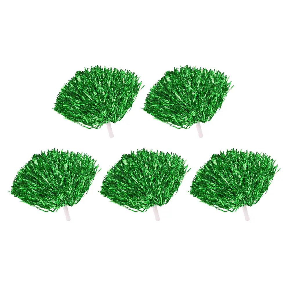 5pcs Cheering pompom Flower Cheerleaders Took Ball Bouquet Hand Flowers Rings with Handles for Sports Match | Спорт и развлечения