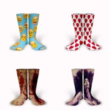 Новое поступление, разноцветные модные стильные веселый Смайл носки, рождественские креативные спортивные носки, носки без пятки унисекс