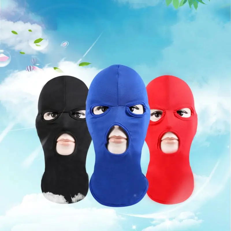 

Cycling Face Mask Balaclava Women Men Outdoor Sport Three Holes Dust-proof Windproof Motorcycle Riding Skiing Cap Headwear