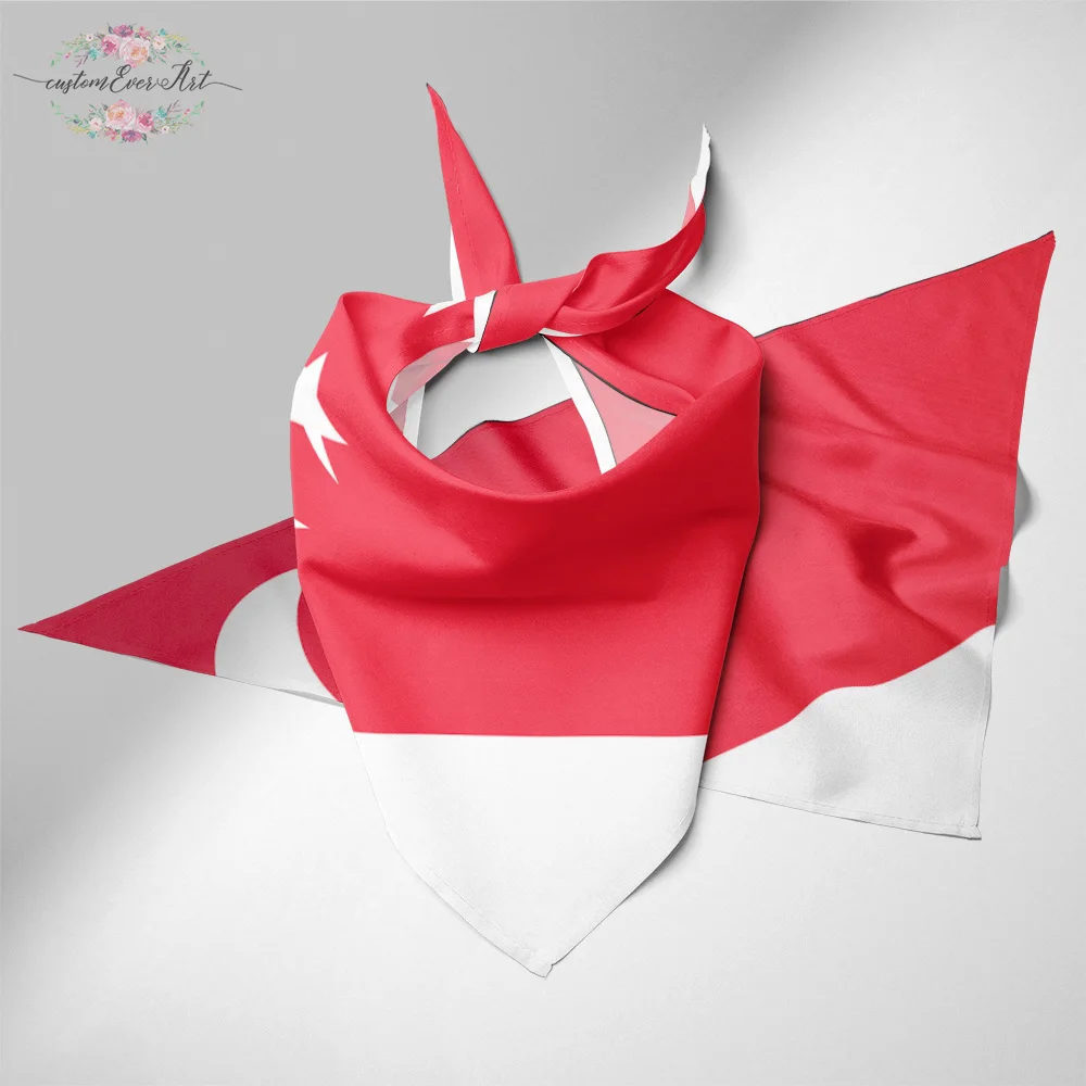 

The Singapore flag Dog Bandana Cat Bandana Pet Bandana Pet Accessory personalized name custom pet present scarf