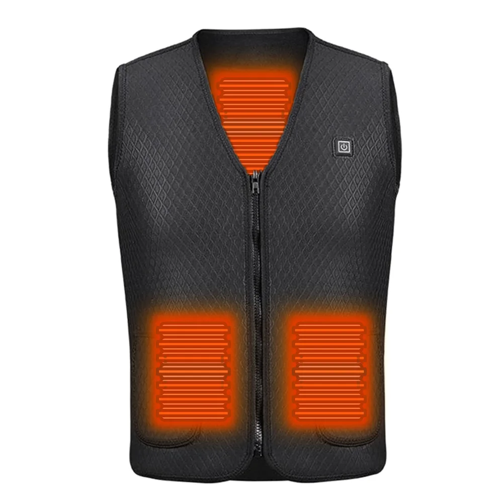Fashion Men Women Electric Heated Vest Heating Waistcoat Warm Winter Jacket Outdoor USB Heater | Спорт и развлечения