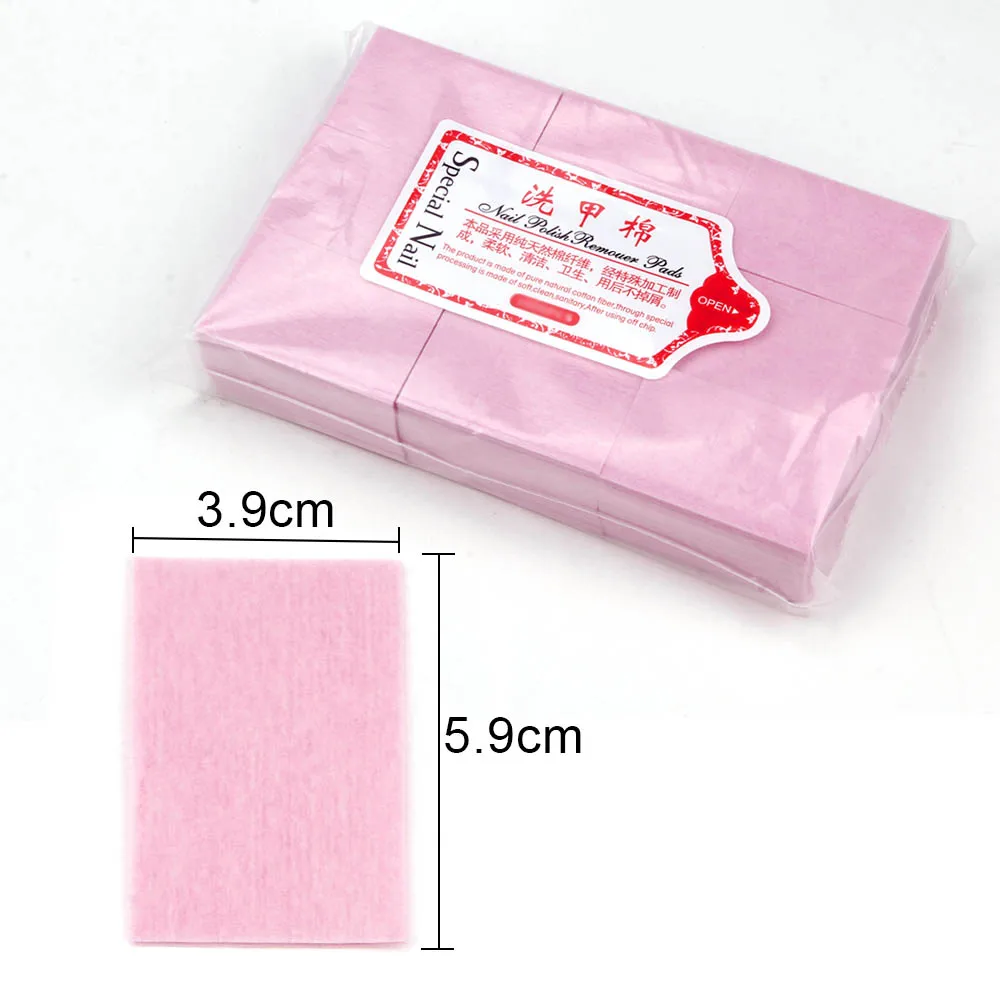 Nail polish remover Nail cotton pads Lint-Free Wipes Napkins Remover Cotton Wipes Pads Without Fiber For Manicure Art Cleaning Manicure Pedicure Gel Tools Cellulose Wipe