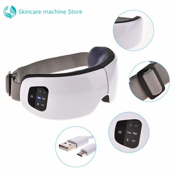 

Eye Massager Electric Wireless Massager with Heating Air Pressure and Vibration Modes Eye Care Stress Relief with Music