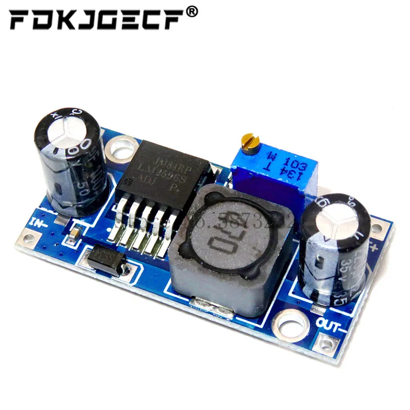 1Pcs Dc-Dc Buck Converter Step Imbottiture Modulo Lm2596 Di Alimentazione In Uscita 1.25V-30V Lm2596S Dip