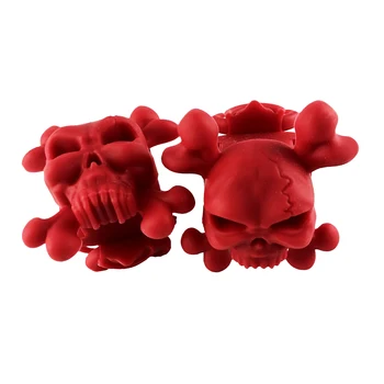 

1 Pair Quality Rubber Archery Equipment Skull Limb Damper for Compound Bow