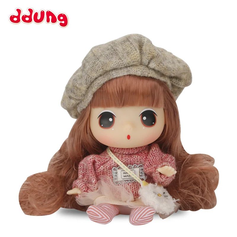 Ddung Baby Doll Toys 18 см винил 3 года + нарядная милая мягкая модная мини принцесса детская