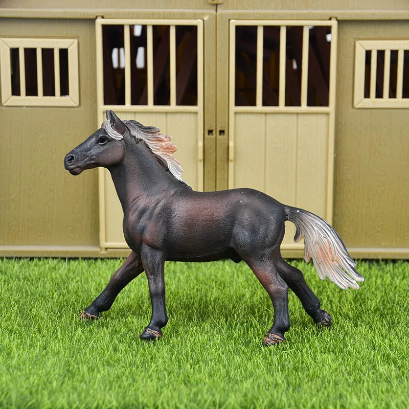 wild stallion 44 вида сельскохозяйственных животных Appaloosa Гарвардский Ганновер Clydesdale Quarter arabian Horse коллекция ферма стабильная фигурка модель детская игрушка - Цвет: wild stallion