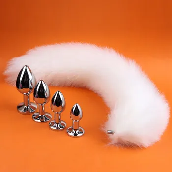 Removable Tail Plug Fox Tail Rear Butt Plugs Adult Juguetes Se Sexsuale Anal Plug Anal Dilator Sex Stuff Butt Plug Soft 3