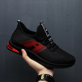 

Breathable Men Sneakers Male Shoes Adult Black High Quality Comfortable Soft Mesh Men Shoes Summer Outdoor Walking Footwear