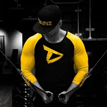 Популярный фитнес MMA мужская компрессионная футболка аниме для бодибилдинга с длинным рукавом тренировки 3D Супермен Каратель футболка Топы футболки