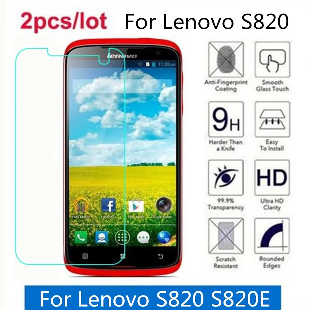 Закаленное стекло для lenovo S820 2.5D Премиум Защитная пленка на экран для lenovo IdeaPhone S820 защитная пленка, стекло