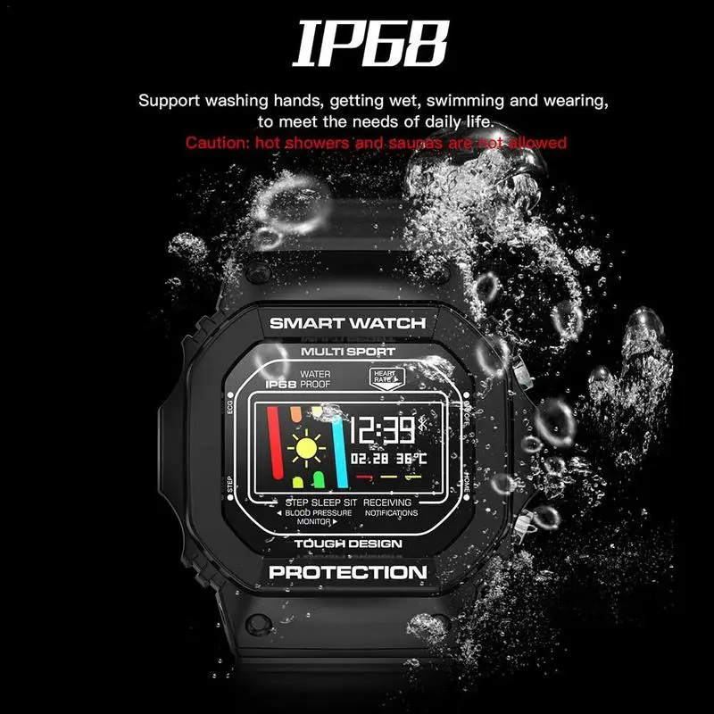 X12 Смарт-часы водонепроницаемые пульсометр Монитор артериального давления умный Браслет для плавания ЭКГ PPG наручные часы-Шагомер