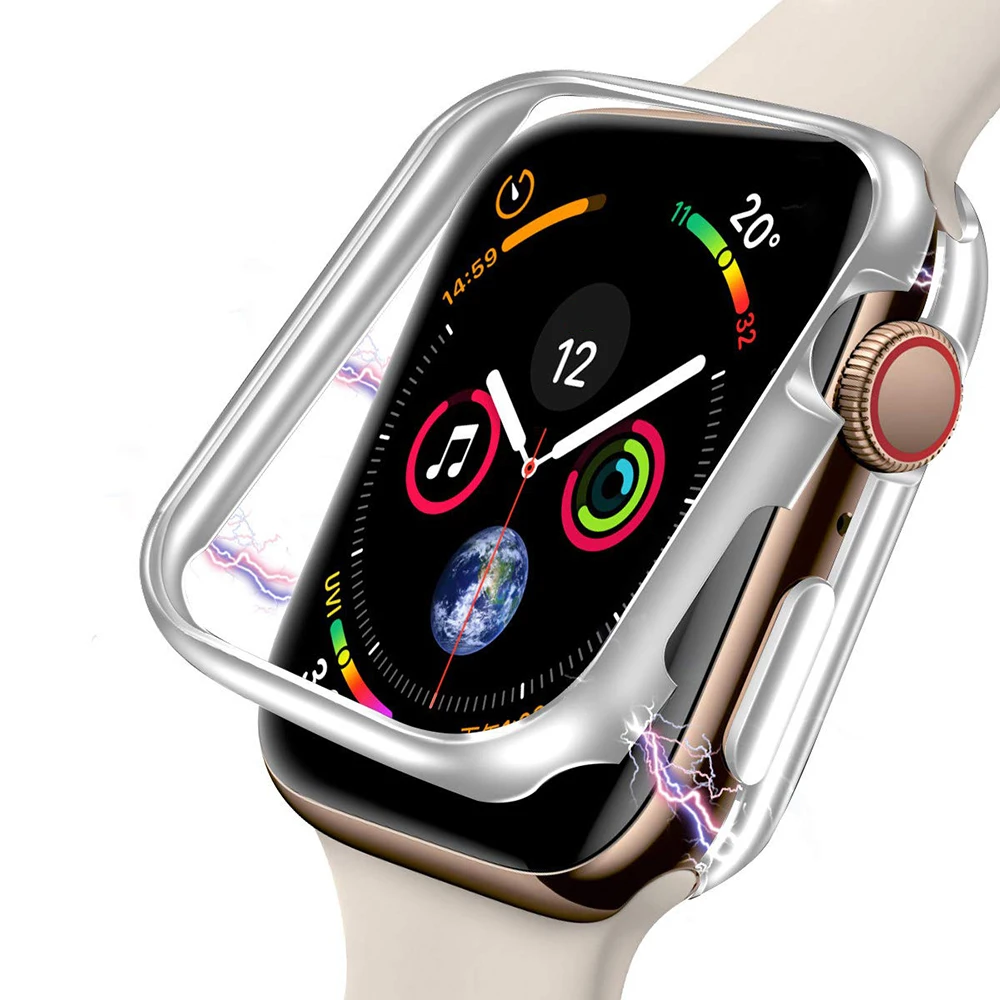 Тип, Магнитный защитный чехол для Apple Watch series 4 5 40 мм 44 мм 360, полностью алюминиевый чехол для Iwatch 3 2 1 38 мм 42 мм