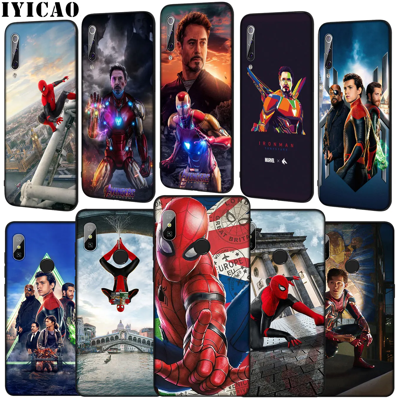 Spider Man Far from Home Iron Soft Phone Case for Xiaomi Mi 10 9 9T A3 Pro CC9 CC9E 8 SE A2 Lite A1 6 pocophone f1 Mi10 |