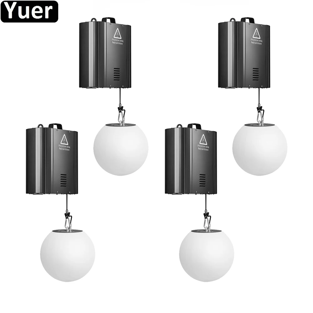 4 шт./лот 3D подъема мяч 6-10 м дополнительный DMX512 RGB светодиодный сценический эффект света для рождественской DJ Дискотека, ночной клуб подъема шар огоньки