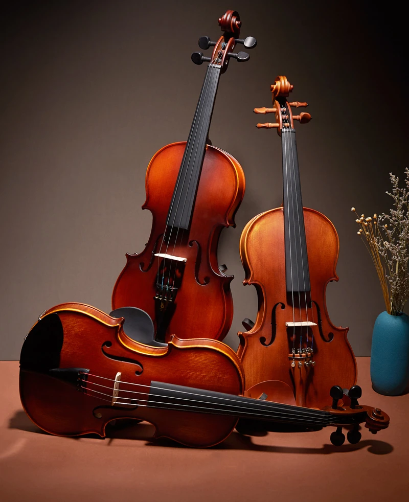 ACHKL Solid wood handmade violin beginner adult children Grading musical practice playing a musical instrument violin accessories ACHKL Color : Brown ACHKL Solid wood handmade violin beginner adult children Grading musical practice playing a musical instrument violin accessories ACHKL Color : Brown