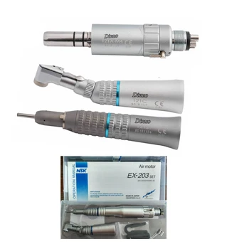 

EX-203 Dental Low Speed Handpiece Contra Angle Straight Cone Air Motor For Dental Lab Equipment