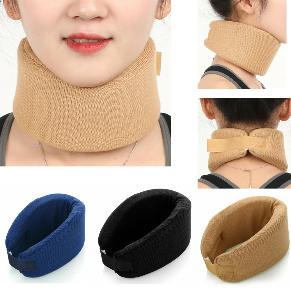

Sponge Cervical Traction Collar Neck Support Brace Posture Corrector Brace Stretcher Pain Relief Vertebra Dislocation Fixation