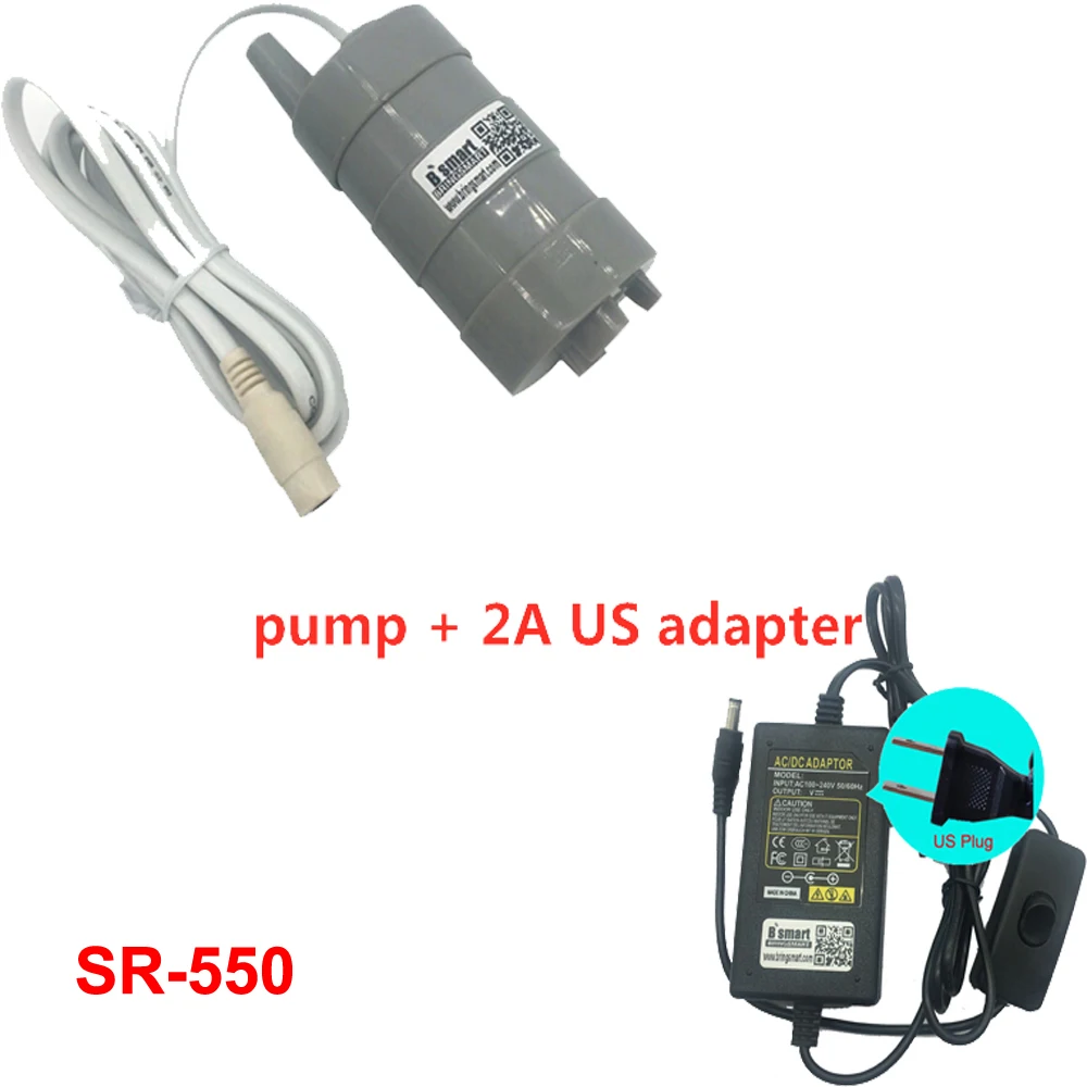 pump + 2A US adapter......