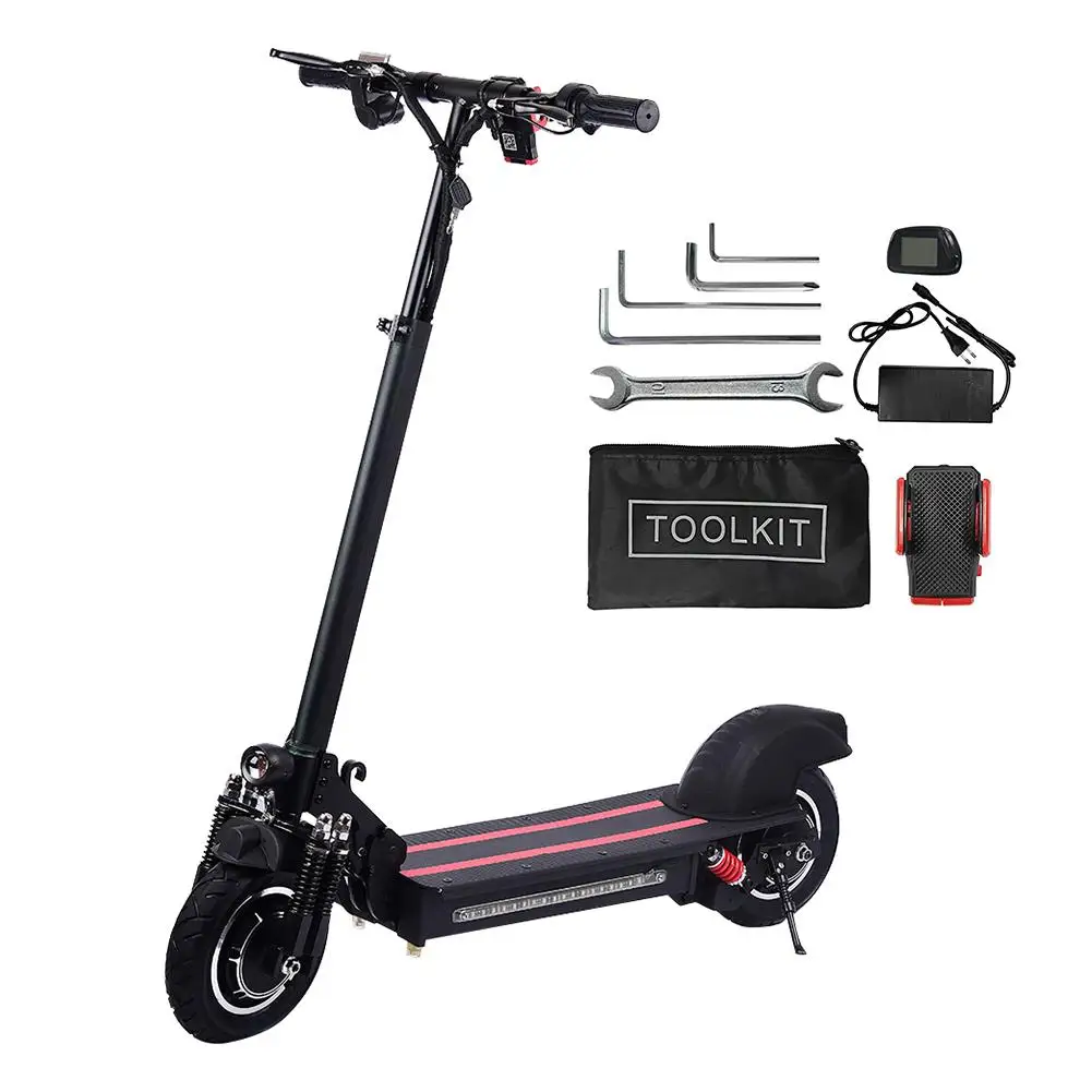 US $262.24 10 Inch Double Wheel Drive Household Electric Scooter 48v22ah 1200w Brushless Motor High Quality 45 60km Battery Eu Uk Stock