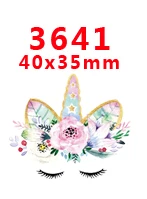 30 шт мультяшный персонаж плоское украшение из смолы PR 3496 - Цвет: 3641