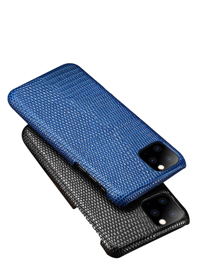 Натуральная телячья кожа ящерица кожа чехол для iPhone 6 6s 7 8 8plus X XS MAX XR samsung galaxy XI/XIR/XI Max кожа ручной работы