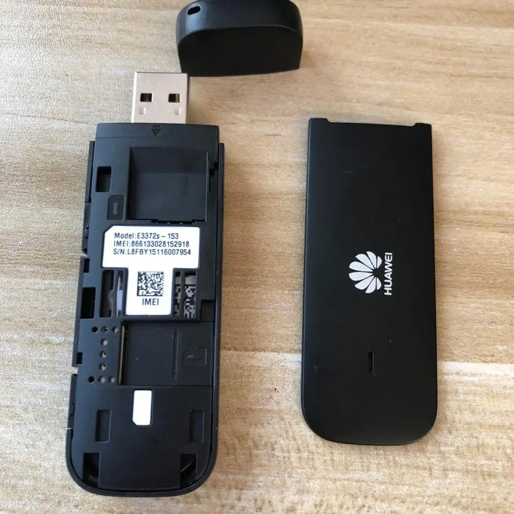 Разблокированный Huawei E3372 E3372h 153 E3372s с антенной 4G LTE Dongle мобильный широкополосный USB