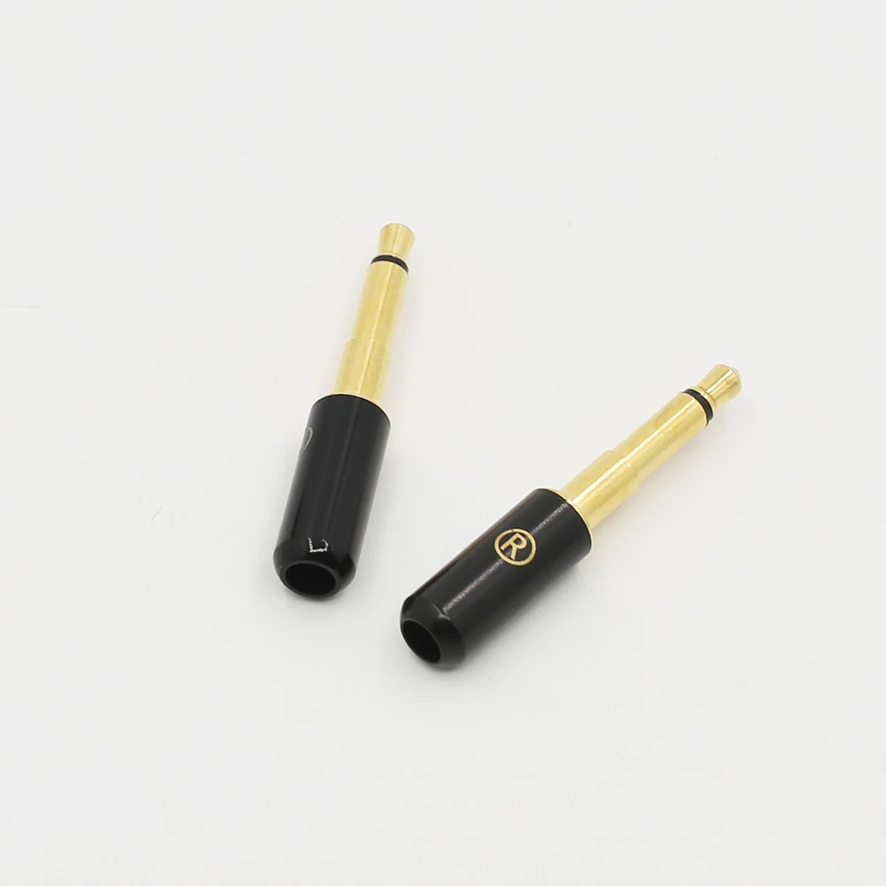 Audiocrast пара 24K позолоченный 2 5 мм аудио разъем для DIY Allen OPPO PM01 кабель
