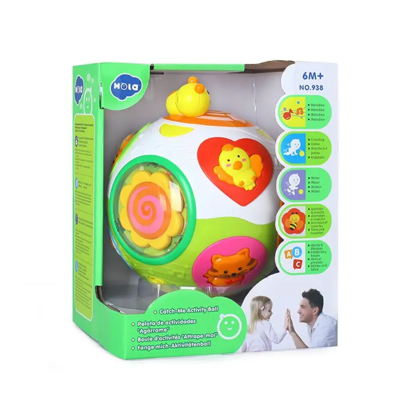 2 года ребенок giftBaby гусеничный музыка и животное раннее образование игрушки N84E
