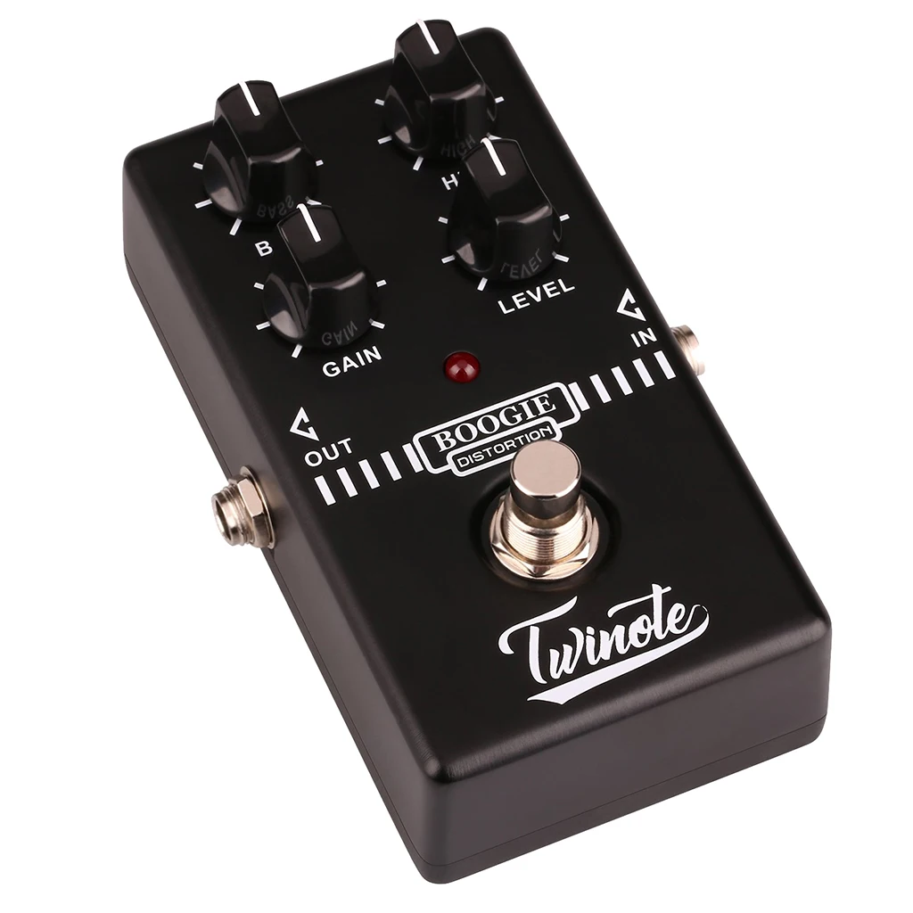 Металлическая гитарная педаль эффектов Boogie Dist Distortion Effects Black