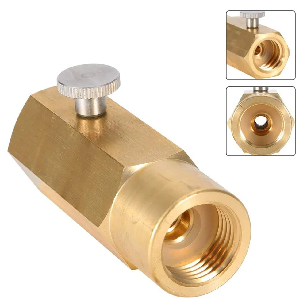 

CO2 Adapter With Armaturen Set Suitable for W21.8-14 valve CO2 Container CO2 Refill Adaptor Filling Soda Stream Tank Tool Parts
